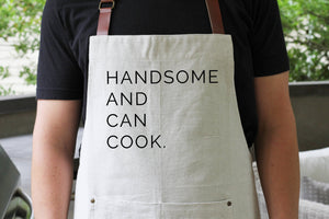 KITCHEN-APRON-Handsome And Can Cook Chef Apron - Pleasant Beach Living