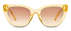 Peepers Capri sunglasses with clear reading lenses, stylish round frame and black finish, perfect for outdoor reading and sun protection.