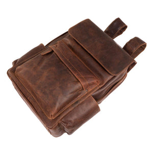 BAG/TOTE-Leather Vintage BACKPACK- Scott- Unisex GW6809 - Pleasant Beach Living