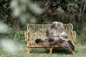 SHEEPSKIN- Texel sheep fleece blue Texel - Pleasant Beach Living