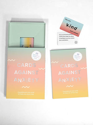 PAPER PRODUCTS- CARDS-Cards Against Anxiety (Guidebook & Card Set)