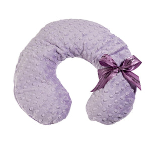 Lavender dot neck pillow by Sonoma Lavender featuring a soft, ergonomic design for relaxation and neck support.