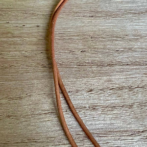 JEWELRY-NECKLACE-Petitminimal fair trade silver beaded leather necklace - Pleasant Beach Living