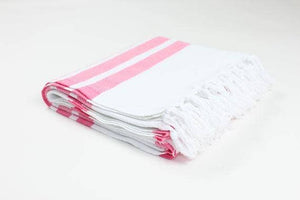 TOWEL-Premium Turkish Herringbone Pattern Towel - Pleasant Beach Living