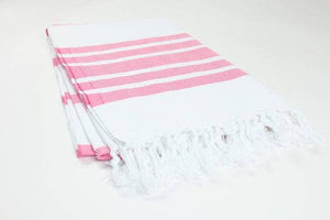 TOWEL-Premium Turkish Herringbone Pattern Towel - Pleasant Beach Living