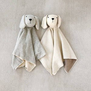 BABY- BLANKET-Puppy Dog - Organic Baby Lovey Security Blanket Cuddle Cloth - Pleasant Beach Living