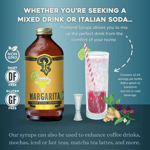 COCKTAILS-Margarita Syrup 12oz - cocktail / mocktail beverage mixer - Pleasant Beach Living