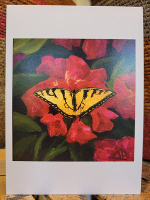 GREETING CARD-Kathy Levine- Butterfly card
