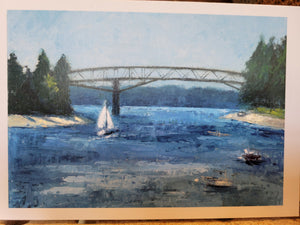 GREETING CARD- Kathy Levine- The Bridge
