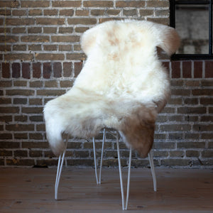 SHEEPSKIN- German Blackhead Sheepskin, Natural Multi-Tone Taupe