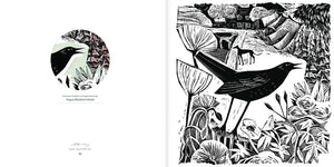 Coloring book for kids and adults by Angela Harding featuring intricate nature-themed illustrations, published by Simon & Schuster.