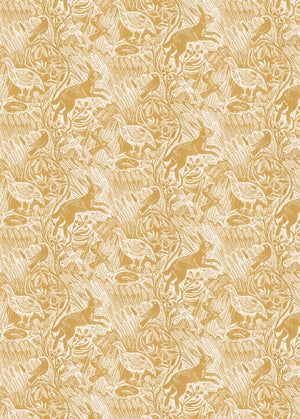 WRAPPING PAPER-Harvest Hare Wrapping Paper - Mark Hearld - Pleasant Beach Living