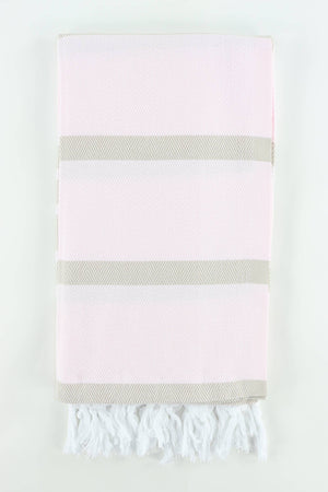 TOWEL-Premium Turkish Herringbone Pattern Towel - Pleasant Beach Living