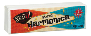 KIDS Harmonica - Retro Classic-4" METAL - Pleasant Beach Living
