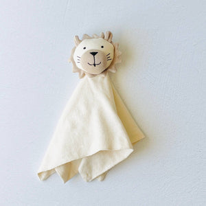 BABY- Lion - Organic Baby Lovey Security Blanket Cuddle Cloth - Pleasant Beach Living