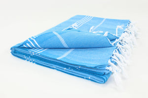 TOWEL-Premium Turkish Classic Striped Towel Blanket - Pleasant Beach Living
