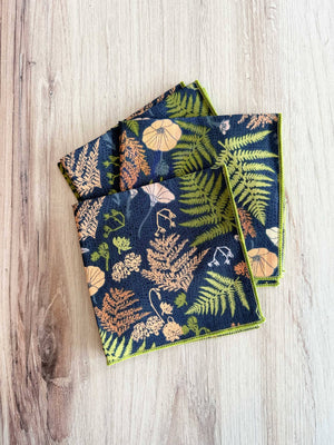 DINING-NAPKINS- DINNER AND COCKTAIL- Nature Walk Cloth Napkins, set of four - Pleasant Beach Living