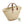 BAG/TOTE- Straw Bag Classic Handel Leather French Baskets - Pleasant Beach Living