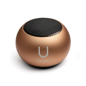 SPEAKER- U Mini Portable Bluetooth Speaker Classic Rose Gold - Pleasant Beach Living