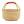 Dye-free African basket tote from Bolga, Ghana, woven with natural fibers by The African Home Goods, showcasing traditional craftsmanship.