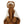 Brown plush lion blanket with a smiling face and beige trim, resembling a cuddly toy.
