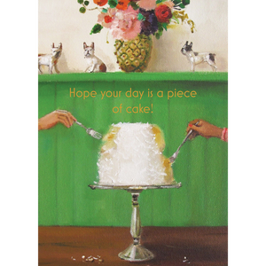 GREETING CARD- Piece Of Cake Card - Pleasant Beach Living