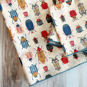 NAPKINS- COCKTAIL- Beetle Cloth Napkins, set of four - Pleasant Beach Living
