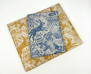 WRAPPING PAPER-Harvest Hare Wrapping Paper - Mark Hearld - Pleasant Beach Living