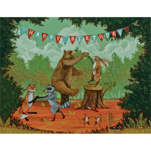 GREETING CARD-Happy Birthday Party Card - Pleasant Beach Living