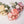 Silk peony floral bouquet with 7 stems, 12-inch height, featuring spring-inspired pink silk flowers by Sweet Home Deco.