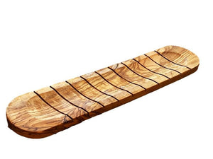 KITCHEN- CUTTING BOARD-Olive Wood Bread Slicing Board - Pleasant Beach Living