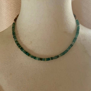 JEWELRY-NECKLACE- Band Camp ancient Roman glass and coconut shell necklace - Pleasant Beach Living