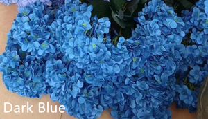 Artificial Silk Hydrangea flower with soft, full blooms from Sweet Home Deco, showcasing vibrant, realistic petals.