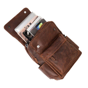 BAG/TOTE-Leather Vintage BACKPACK- Scott- Unisex GW6809 - Pleasant Beach Living