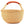 BASKET- TOTE- LG / XL African Ghana Bolga Market Basket Dye Free