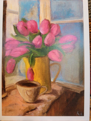GREETING CARD- Kathy Levine- 'Cup Of Love'- Card