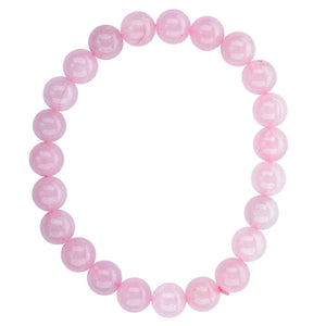 JEWELRY- BRACELET- ROSE QUARTZ Crystal Bracelet - Pleasant Beach Living