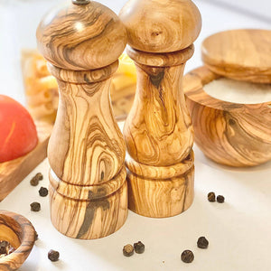 KITCHEN - SALT AND PEPPER MILL- Olive Wood Salt/Pepper Mill 6.5" (sold individually) - Pleasant Beach Living