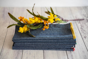 DINING - NAPKINS - Chambray, set of 8