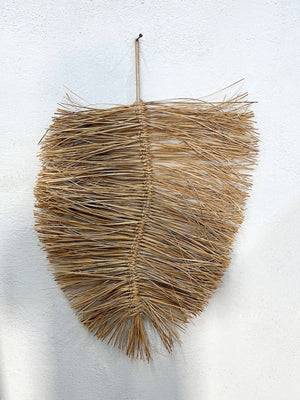 PLANT- Boho Hanging Leaf Décor - Natural - MEDIUM SIZE - Pleasant Beach Living
