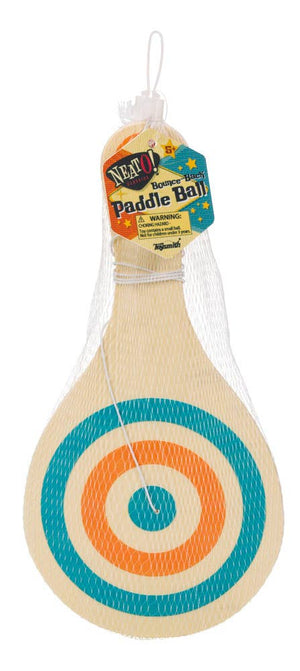 TOYS- KIDS- Bounce Back Paddle Ball- Retro Classic - Pleasant Beach Living