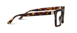 Peepers reading glasses with clear lenses and black frames, showcasing stylish eyewear designed for reading comfort.