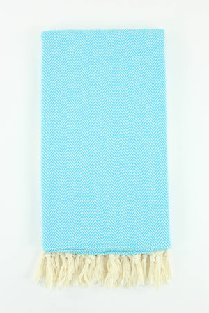 TOWEL-Premium Turkish Herringbone Pattern Towel