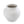 Paper Mache Pot Natural White Dia 9.45