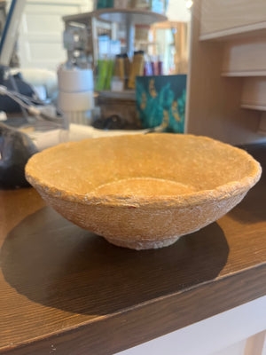 BOWL-Decorative Paper Mache Bowl, 3 Colors