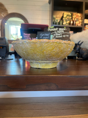 BOWL-Decorative Paper Mache Bowl, 3 Colors