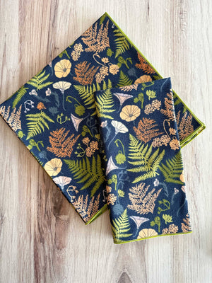 DINING-NAPKINS- DINNER AND COCKTAIL- Nature Walk Cloth Napkins, set of four - Pleasant Beach Living