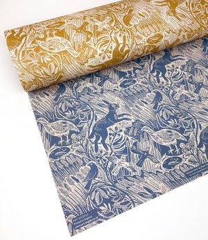 WRAPPING PAPER-Harvest Hare Wrapping Paper - Mark Hearld - Pleasant Beach Living