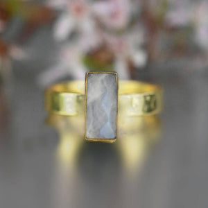 JEWELRY-RING- Moonstone Ring - Pleasant Beach Living