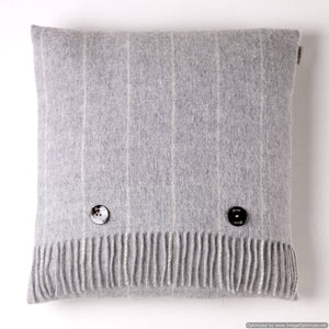 Soft Merino Lambswool blanket from Bronte Moon's Classic Collection, featuring cozy texture and elegant design.